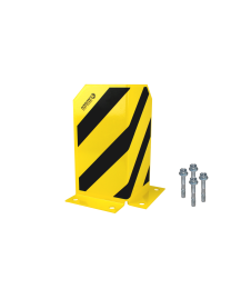 1 Rammschutzecke L-Form signalgelb H 300 mm Eckschutz Anfahrschutz mit Bodenanker