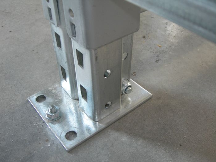 Palettenregal Schwerlastregal L=5,70 H=3,00 mit 2 Ebenen TÜV geprüft Fachlast 3t 