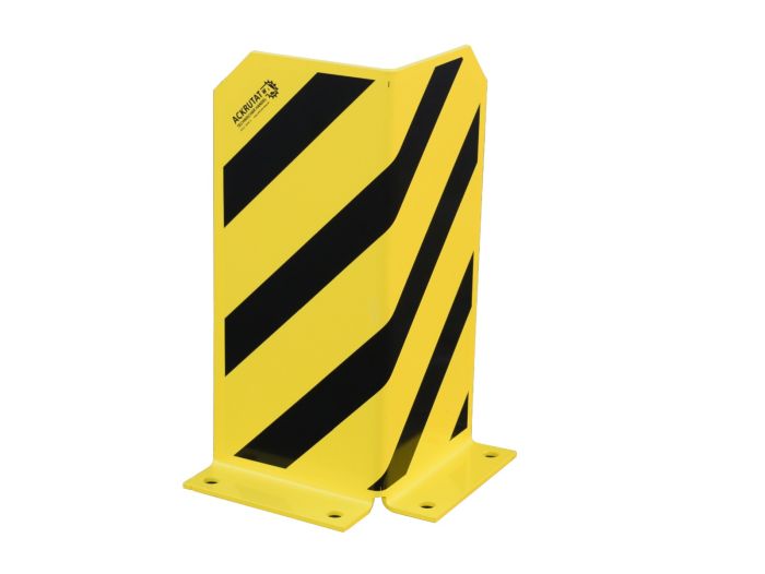 hofe Anfahrschutz für Palettenregal SP 90600 L-Form gelb/schwarz inkl. 4  Bodenankern