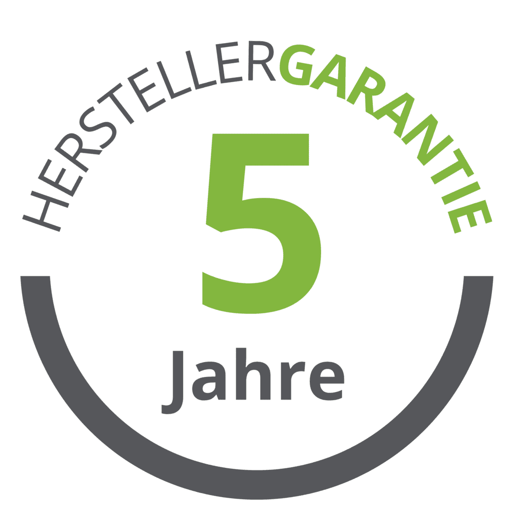 5 Jahre Herstellergarantie NEDCON Regalprofi24